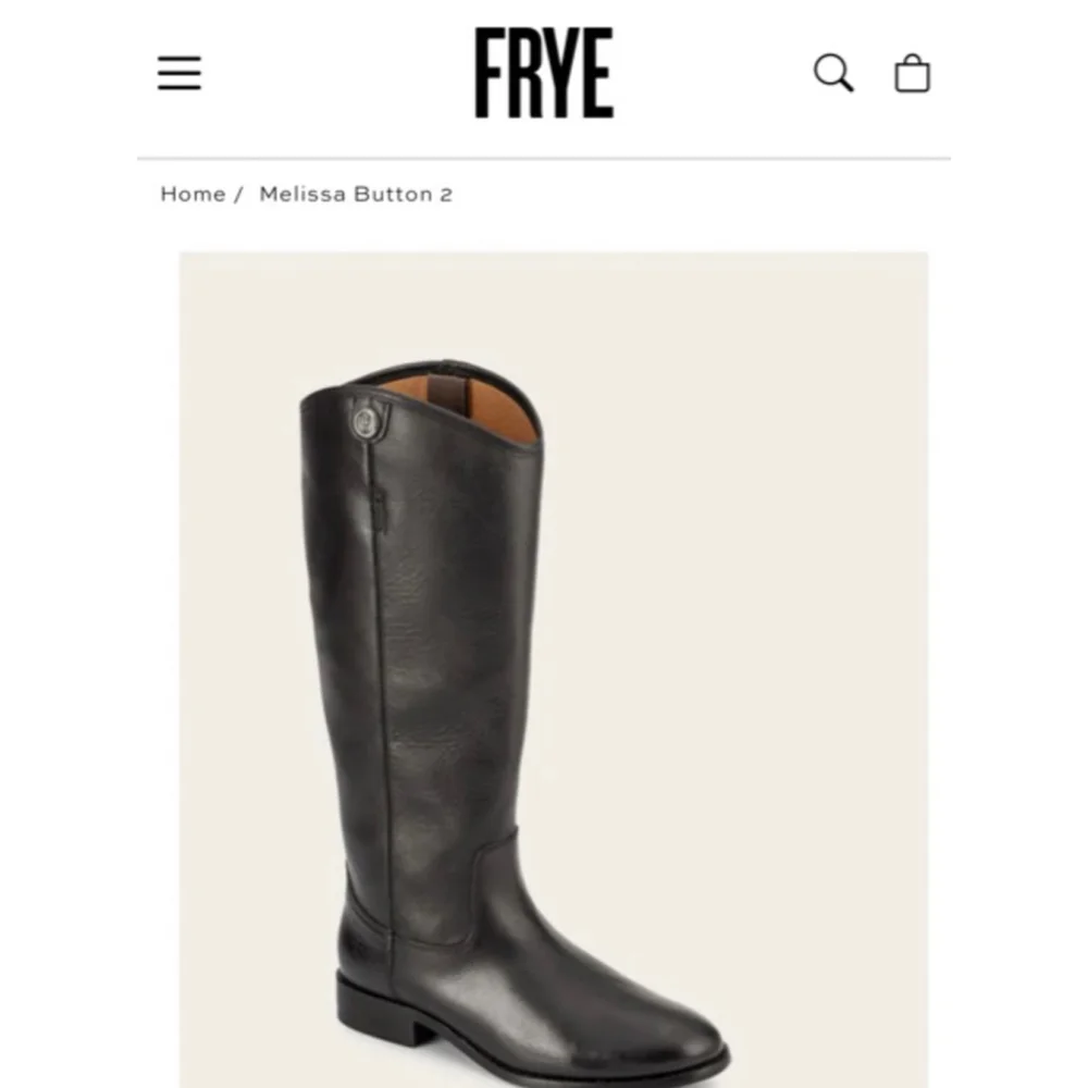 FRYE Melissa Button Leather Boots SZ 6 - Picture 11 of 11